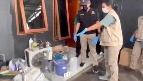 Gerak Cepat Koki hingga Kurir Dibekuk Badan Narkotika Nasional (BNN) Bongkar Pabrik MDMB-4EN-PINACA di Tangerang, 